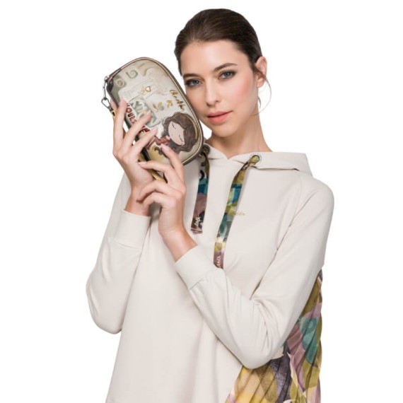 ANEKKE Bolsa / Carteira RFID Muse Castanha | Ref. 280.42709-709