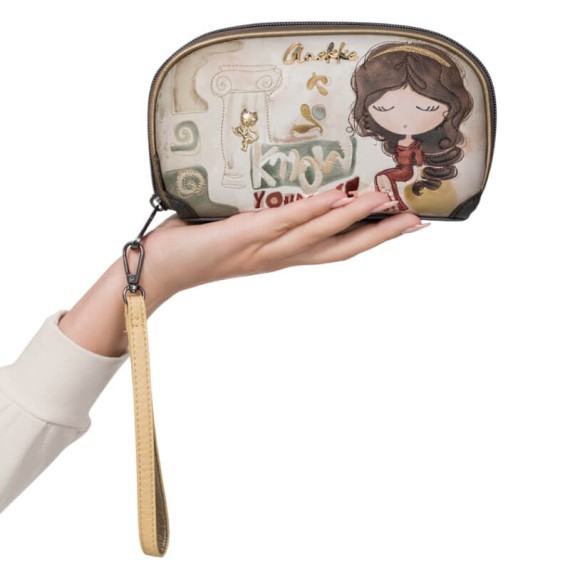 ANEKKE Bolsa / Carteira RFID Muse Castanha | Ref. 280.42709-709