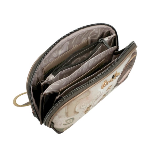 ANEKKE Bolsa / Carteira RFID Muse Castanha | Ref. 280.42709-709