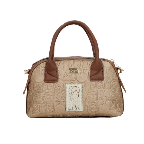 ANEKKE Bolsa de Mão Pequena Alças Curtas Amphora Castanha | Ref. 280.42711-410