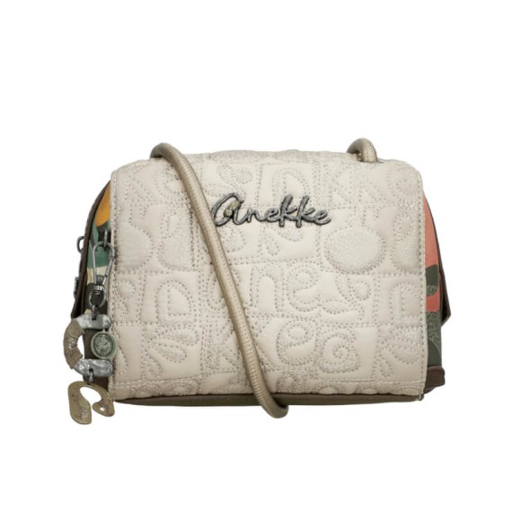 ANEKKE Bolsa de Ombro Pequena Retangular Amphora Taupe | Ref. 280.42713-542