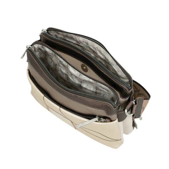 ANEKKE Bolsa de Tiracolo 2C Serenis Dourada | Ref. 280.42633-160