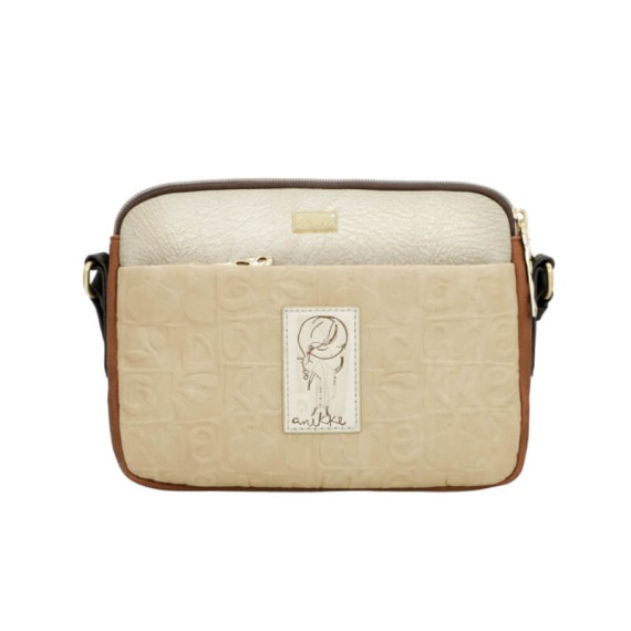 ANEKKE Bolsa de Tiracolo c/ Aba Amphora Taupe | Ref. 280.42713-349