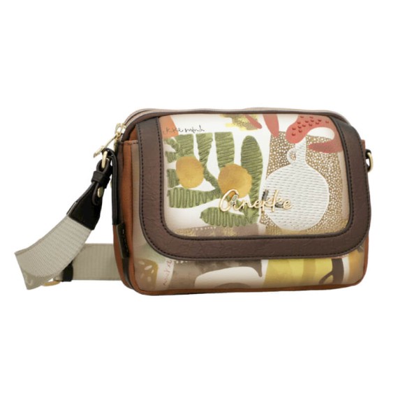 ANEKKE Bolsa de Tiracolo c/ Aba Amphora Taupe | Ref. 280.42713-349