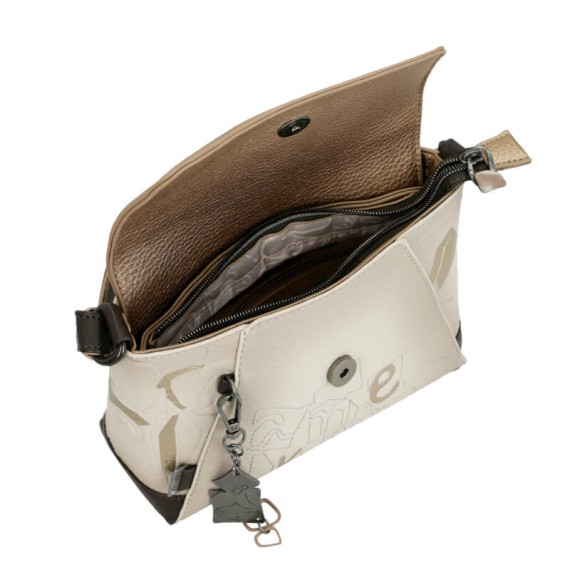 ANEKKE Bolsa de Tiracolo c/ Aba Bloom Dourada | Ref. 280.42723-543
