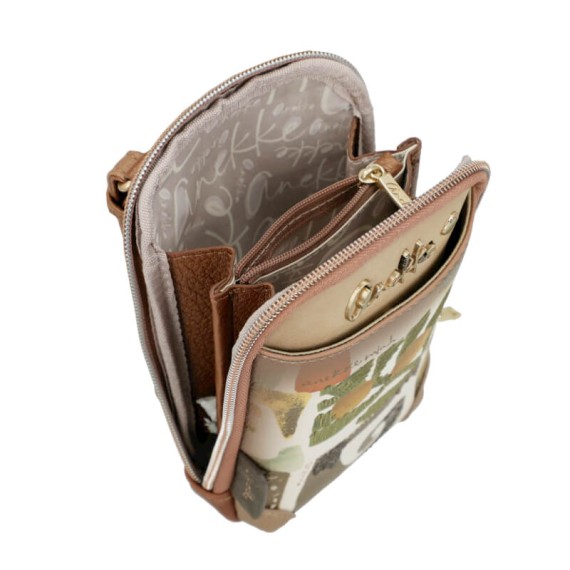 ANEKKE Bolsa de Tiracolo Pequena Amphora Taupe | Ref. 280.42713-911