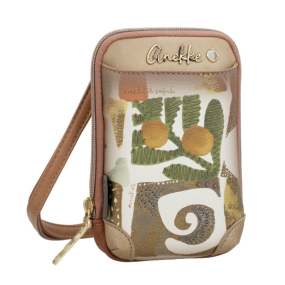 ANEKKE Bolsa de Tiracolo Pequena Amphora Taupe | Ref. 280.42713-911