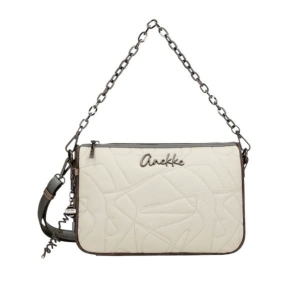 ANEKKE Bolsa de Ombro c/ Tiracolo Essentials Bege | Ref. 280.42603-588-1