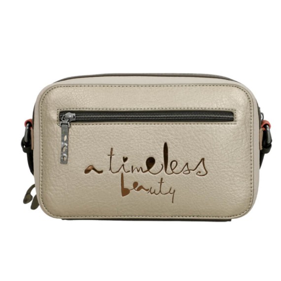 ANEKKE Bolsa Transversal Rectangular Muse Bege | Ref. 280.42703-447