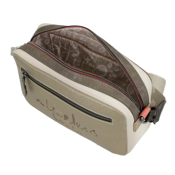 ANEKKE Bolsa Transversal Rectangular Muse Bege | Ref. 280.42703-447