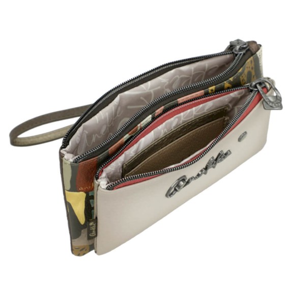 ANEKKE Carteira / Bolsa de Mão Amphora Castanha | Ref. 280.42719-023