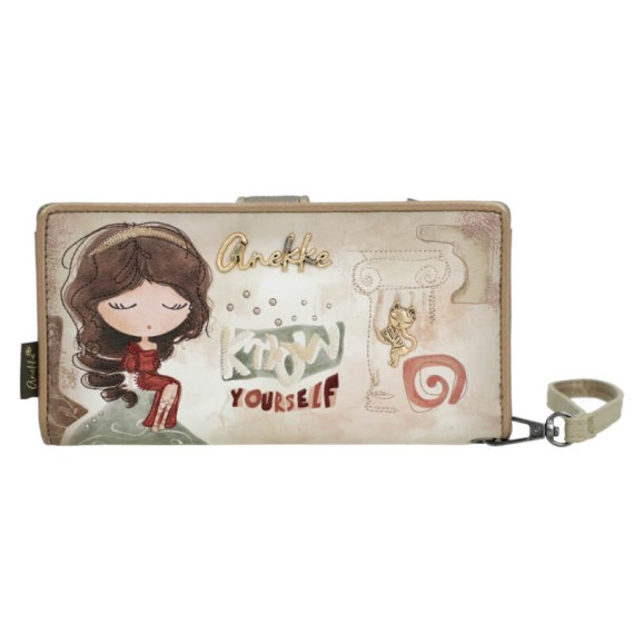 ANEKKE Carteira de Senhora Grande RFID Muse Verde Azeitona | Ref. 280.42709-901