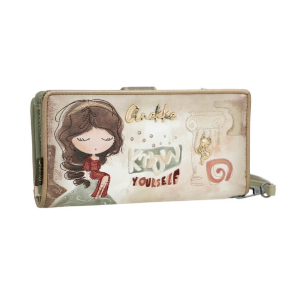 ANEKKE Carteira de Senhora Grande RFID Muse Verde Azeitona | Ref. 280.42709-901