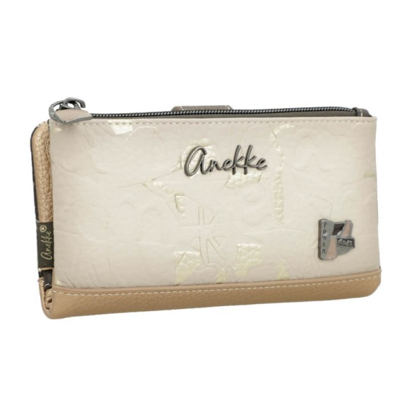 ANEKKE Carteira Grande RFID Bloom Castanha | Ref. 280.42729-907