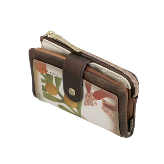 ANEKKE Carteira Média Flexível RFID Muse Castanha | Ref. 280.42709-912