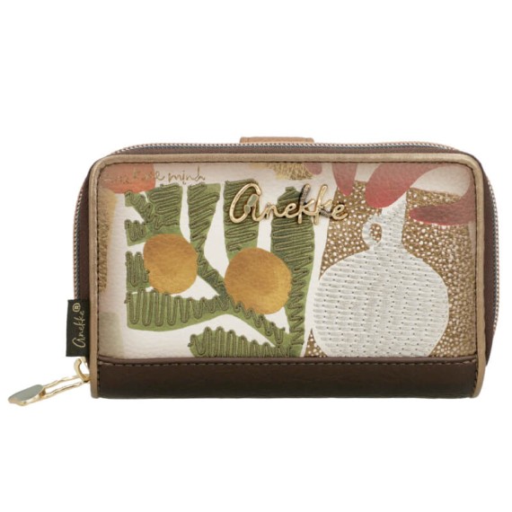 ANEKKE Carteira Média RFID Amphora Castanha | Ref. 280.42719-909