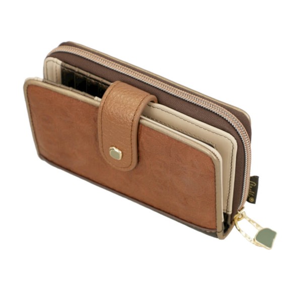 ANEKKE Carteira Média RFID Amphora Castanha | Ref. 280.42719-909