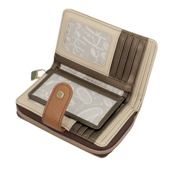 ANEKKE Carteira Média RFID Amphora Castanha | Ref. 280.42719-909