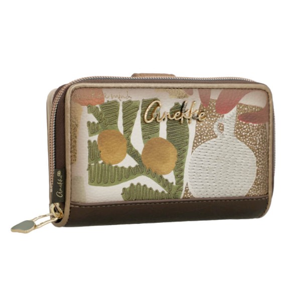 ANEKKE Carteira Média RFID Amphora Castanha | Ref. 280.42719-909