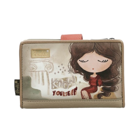 ANEKKE Carteira Média RFID Muse Verde Azeitona | Ref. 280.42709-902