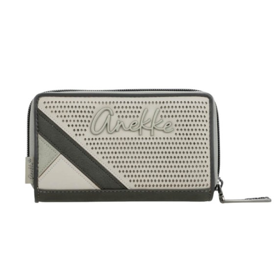 ANEKKE Carteira Média RFID Symmetra Bege | Ref. 280.42629-909