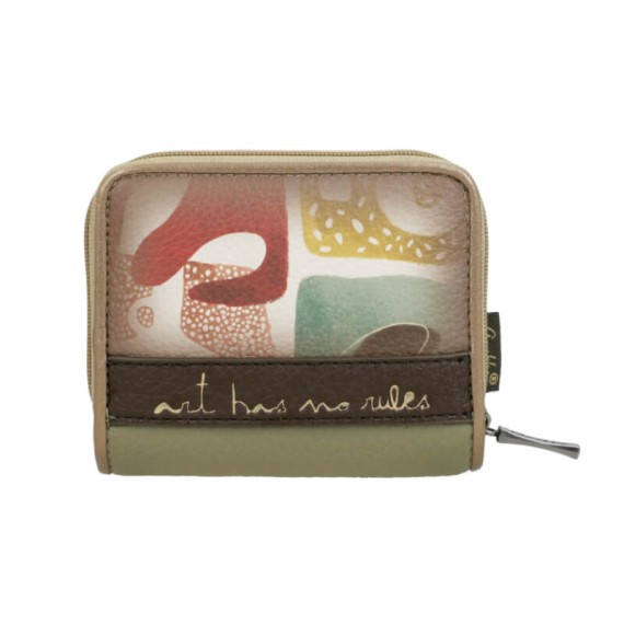 ANEKKE Carteira Pequena RFID Muse Verde Azeitona | Ref. 280.42709-903