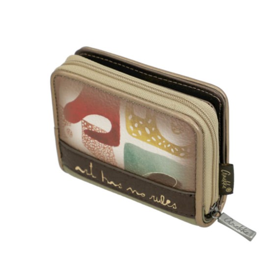 ANEKKE Carteira Pequena RFID Muse Verde Azeitona | Ref. 280.42709-903