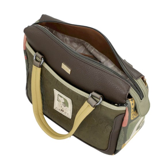 ANEKKE Mala de Mão Alças Curtas Muse Castanha | Ref. 280.42701-187