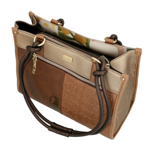 ANEKKE Mala de Ombro Alças Compridas Amphora Taupe | Ref. 280.42712-182