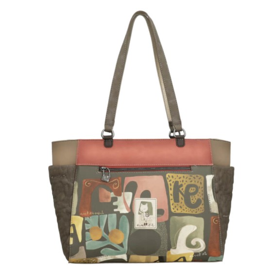 ANEKKE Mala de Ombro Grande Muse Castanha | Ref. 280.42702-216