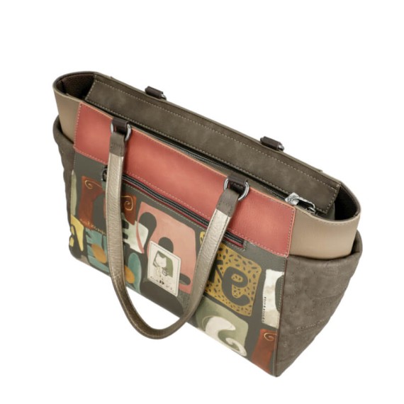 ANEKKE Mala de Ombro Grande Muse Castanha | Ref. 280.42702-216