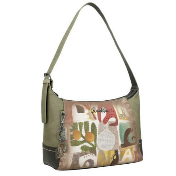 ANEKKE Mala de Ombro Hobo Amphora Verde | Ref. 280.42712-390