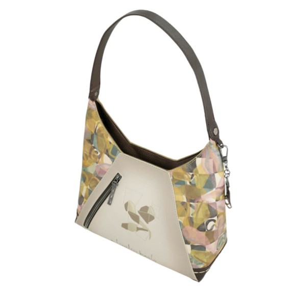 ANEKKE Mala de Ombro Média Bloom Dourada | Ref. 280.42722-391