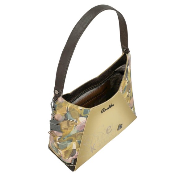 ANEKKE Mala de Ombro Média Bloom Dourada | Ref. 280.42722-391