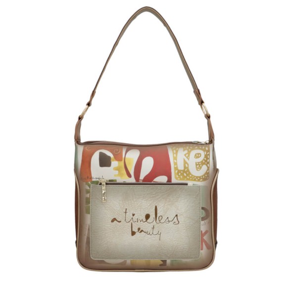 ANEKKE Mala de Ombro Muse 42702-136 Castanha | Ref. 280.42702-136