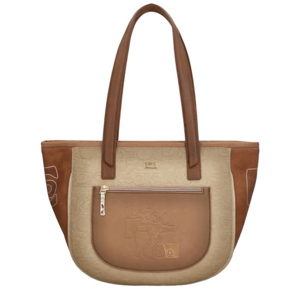 ANEKKE Mala de Ombro Oval Muse Castanha | Ref. 280.42702-129