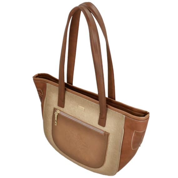 ANEKKE Mala de Ombro Oval Muse Castanha | Ref. 280.42702-129