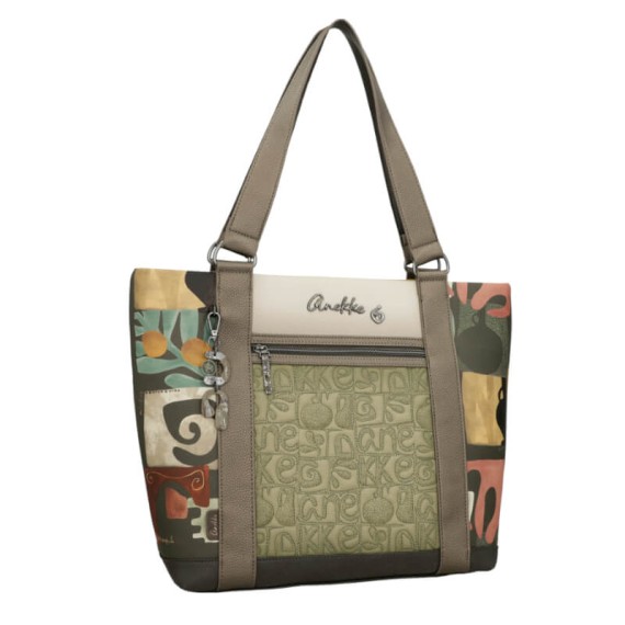 ANEKKE Mala de Ombro Shopper Amphora Taupe | Ref. 280.42712-188