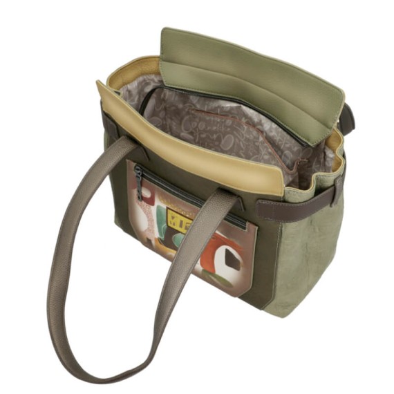 ANEKKE Mala de Ombro Tote Muse Verde Azeitona | Ref. 280.42702-389