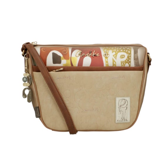 ANEKKE Mala de Tiracolo Amphora Taupe | Ref. 280.42713-050