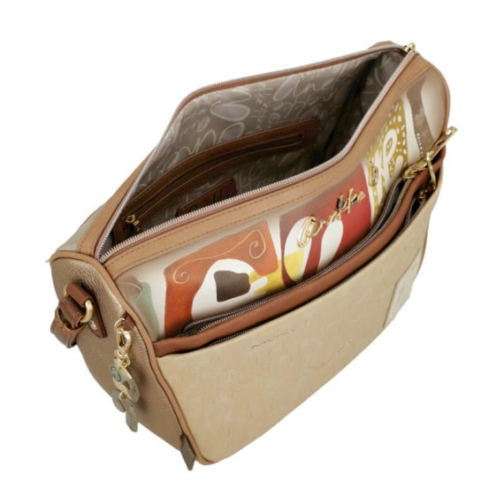 ANEKKE Mala de Tiracolo Amphora Taupe | Ref. 280.42713-050