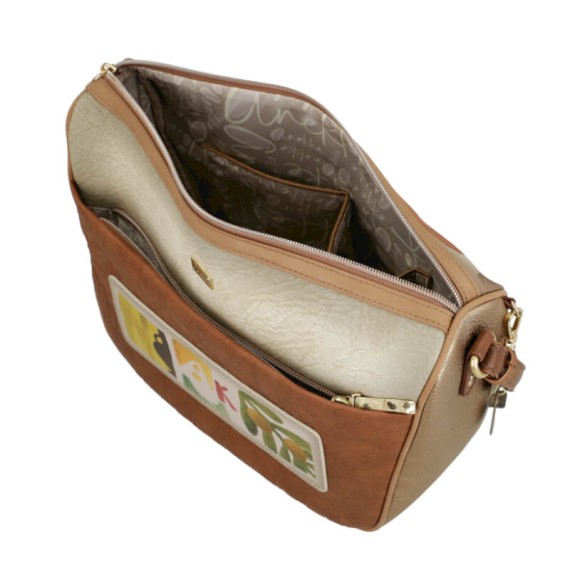 ANEKKE Mala de Tiracolo Amphora Taupe | Ref. 280.42713-050