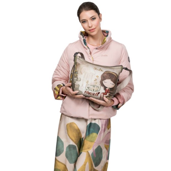 ANEKKE Mala de Tiracolo Grande Muse Verde Azeitona | Ref. 280.42703-138