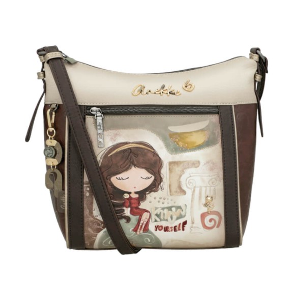 ANEKKE Mala de Tiracolo Muse Castanha | Ref. 280.42703-007