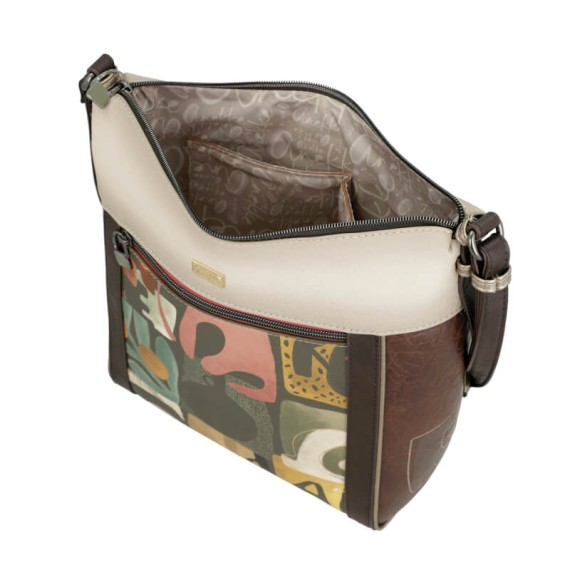 ANEKKE Mala de Tiracolo Muse Castanha | Ref. 280.42703-007