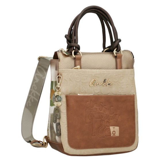 ANEKKE Mochila de Alças Curtas Amphora Taupe | Ref. 280.42715-288