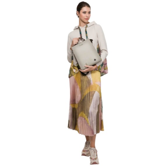 ANEKKE Mochila de Passeio Quadrada Bloom Castanha | Ref. 280.42725-273