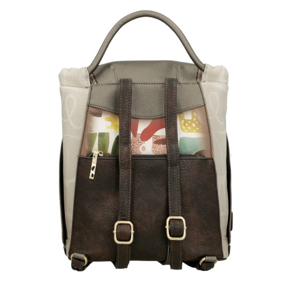 ANEKKE Mochila de Senhora c/ Aba Muse Bege | Ref. 280.42705-302