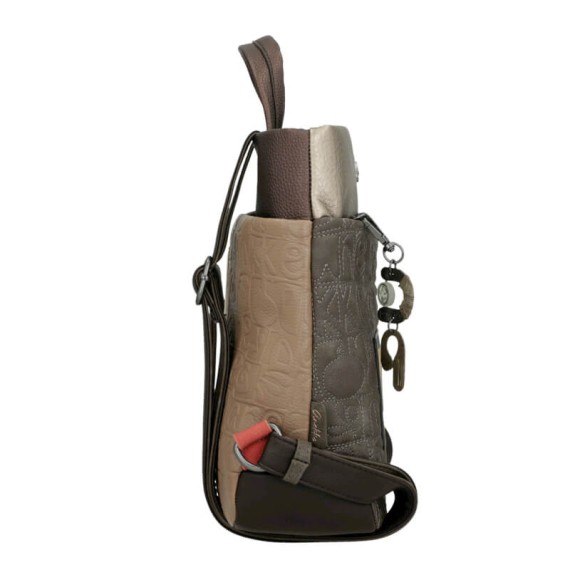 ANEKKE Mochila de Senhora Quadrada Amphora Castanha | Ref. 280.42715-058
