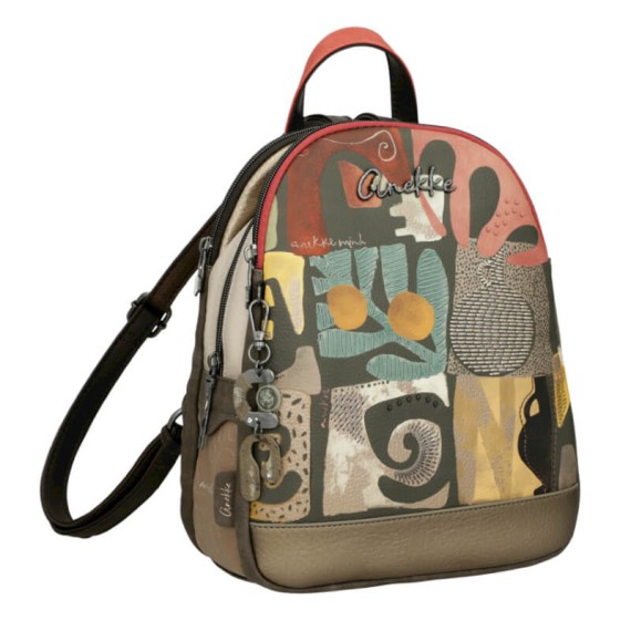 ANEKKE Mochila de Senhora Tripla Amphora Taupe | Ref. 280.42715-044